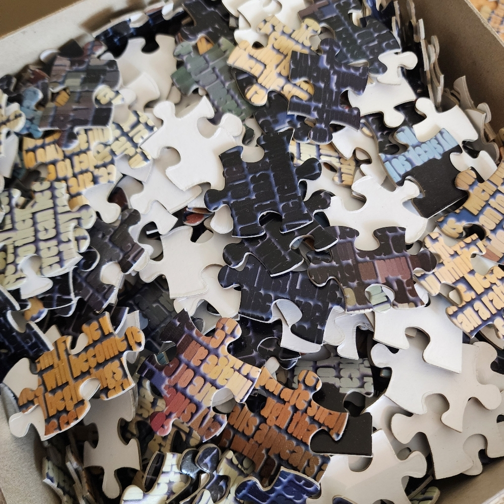 QuoteOGraph Mona Lisa Puzzle 1000 pcs Quotes Dark Academia